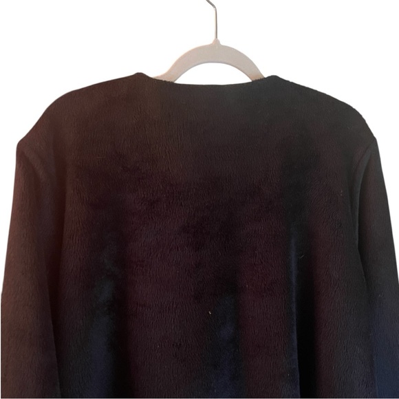 NWOT LOGO By Lori Goldstein Collarless Topper Coat With Pockets. Black. Size 2X - Picture 7 of 14